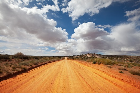 road in prairieの写真素材