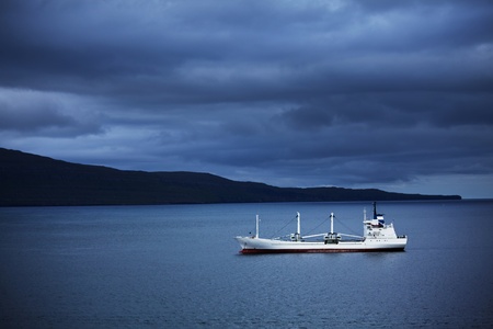 ship near Faroe islands