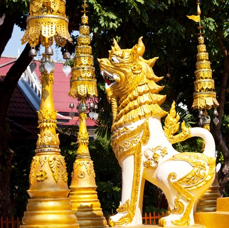 Dragon in  temple