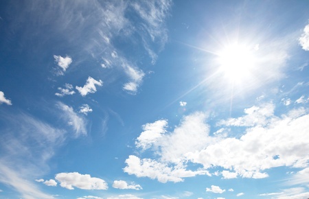 Sunny skyの写真素材