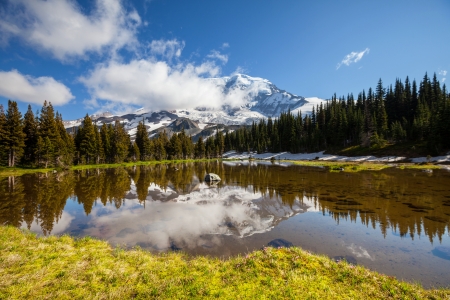 Mt.Rainierの写真素材