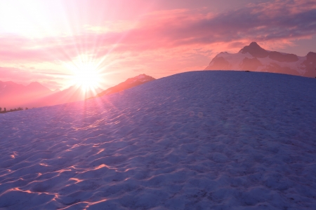  Mount Shuksan,Washingtonの写真素材