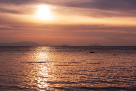 sea sunsetの写真素材