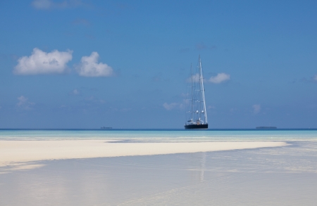 Maldives beachの写真素材