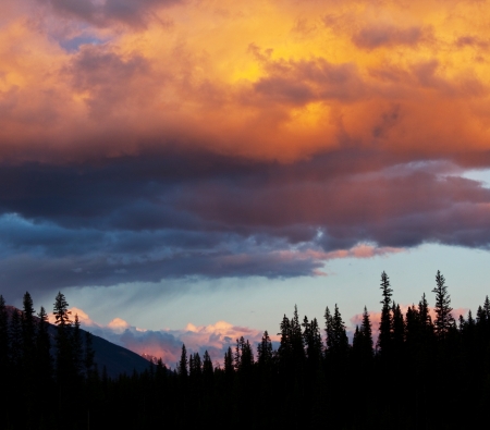 Canadian mountainsの写真素材