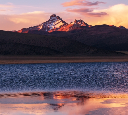 High mountains in Boliviaの写真素材