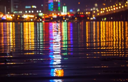 Night cityの写真素材