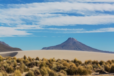High mountains in Boliviaの写真素材