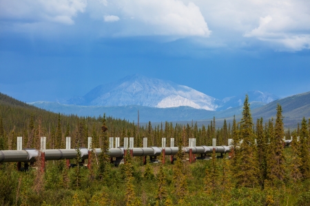 mountains in Alaskaの写真素材