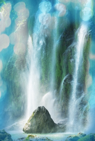 waterfallの写真素材