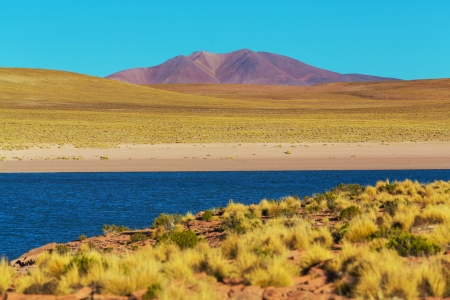 High mountains in Boliviaの写真素材