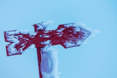 winter signの写真素材