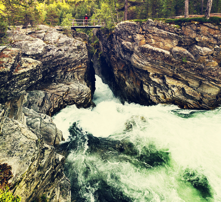 River in Norwayのeditorial素材