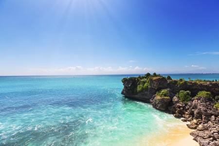 Tropical beach in Baliの写真素材