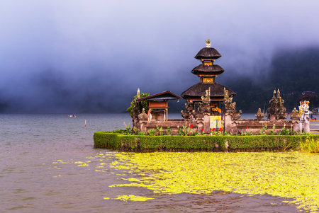 Pura Ulun Danu temple, Bali, Indonesiaの写真素材