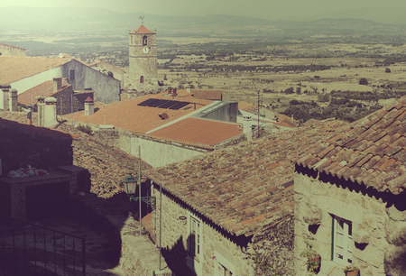 street in Spain villageの写真素材