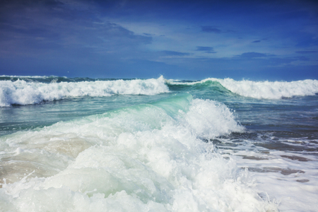 Wave on the beachの写真素材