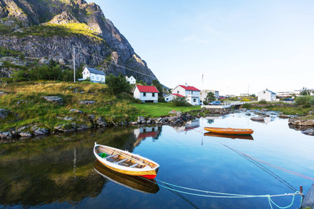 boats in Norwayの写真素材