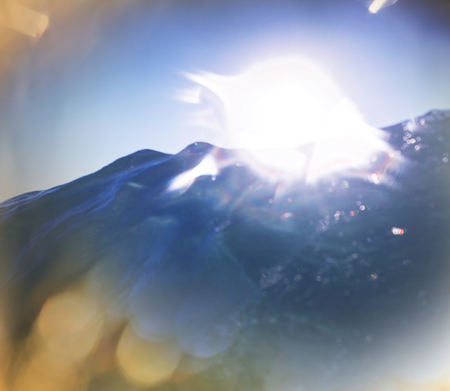 Wave on the beachの写真素材