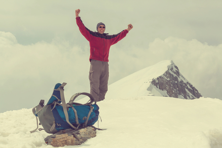 Olympus mountains in april,Greeceの写真素材