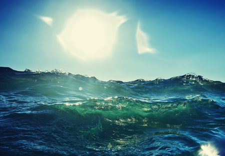 Wave on the beachの写真素材