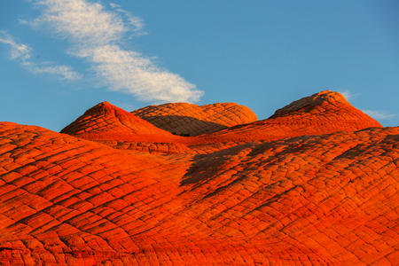 Sandstone formations in Utah, USA.の写真素材