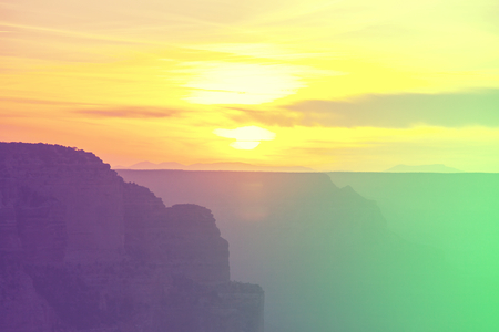 Picturesque landscapes of the Grand Canyonの写真素材