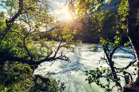 River in Norwayの写真素材