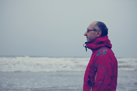 Mans portraitの写真素材