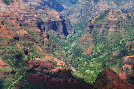 Waimea canyon,Kauai,Hawaiiの写真素材