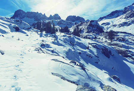 Sierra Nevada mountainsの写真素材