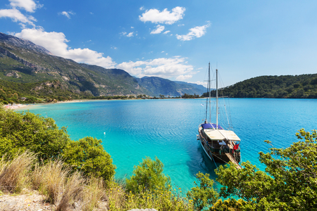 Beautiful sea coast in Turkeyの写真素材