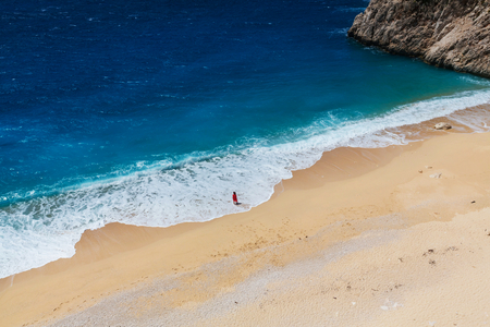Beautiful sea coast in Turkeyの写真素材