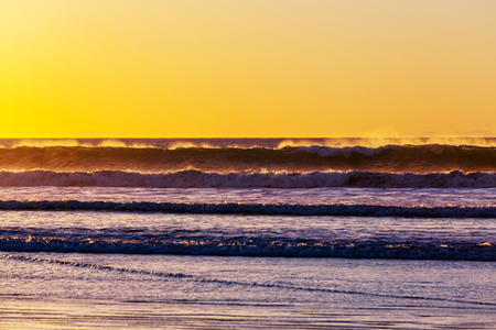 Beach on the ocean coastの写真素材
