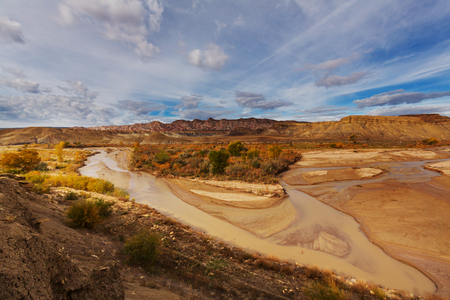 Sandstone formations in Utah, USAの写真素材