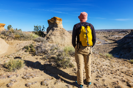 Hike in the Utah mountainsの写真素材
