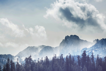 Sierra Nevada mountainsの写真素材