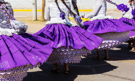 Authentic peruvian danceの写真素材