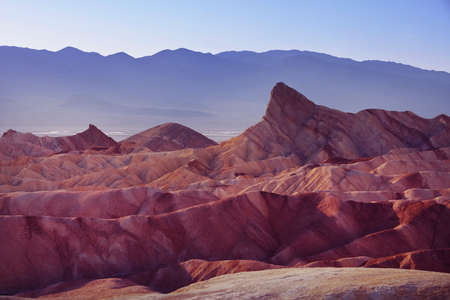 Zabriski point in USAの写真素材