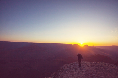 Picturesque landscapes of the Grand Canyon, Arizona, USAの写真素材