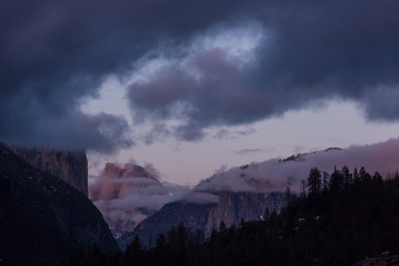 Beautiful Yosemite National Park landscapes, California