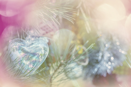 Beautiful traditional Christmas decor closeupの写真素材