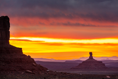 Beautiful landscapes of the American desertの写真素材