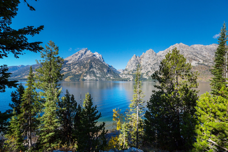 Grand Teton National Park, Wyoming, USA.の写真素材