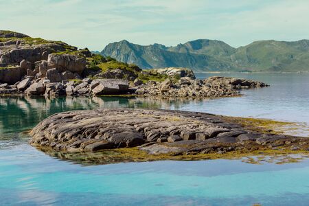 Picturesque landscapes of Northern Norwayの写真素材