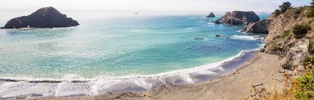 Pacific Coast in California, USAの写真素材