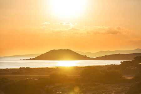 Beautiful beach in  Northern Cyprusの写真素材