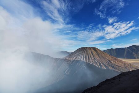 Bromo Volcano at  Java, Indonesiaの写真素材