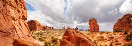 Beautiful landscapes of the American desertの写真素材