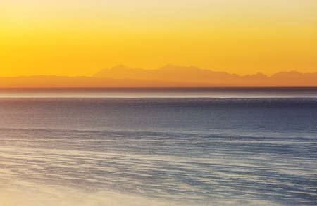 Titikaka lake in Peru, South Americaの写真素材